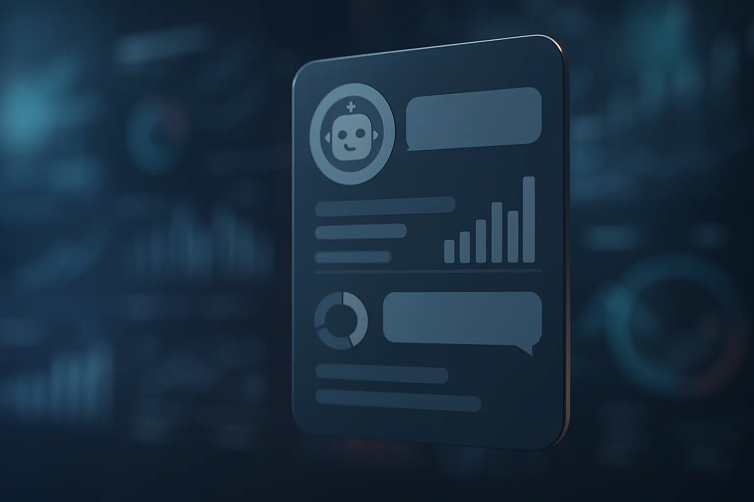 Nowoczesny interfejs chatbota
