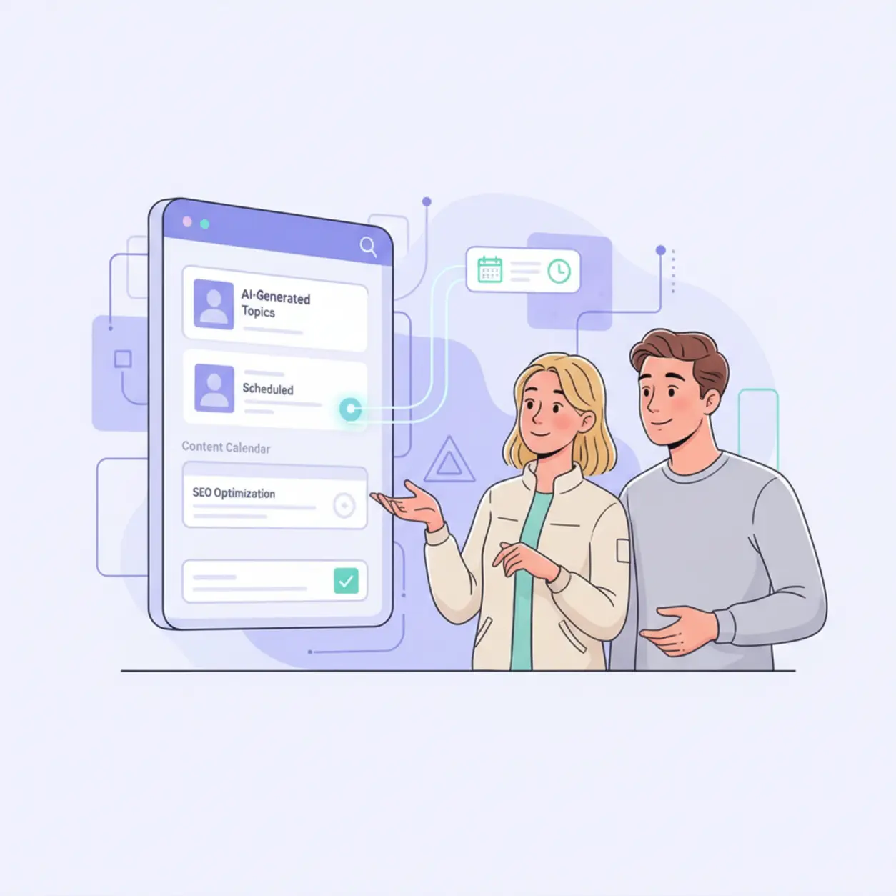 Blog content automation satisfies users.