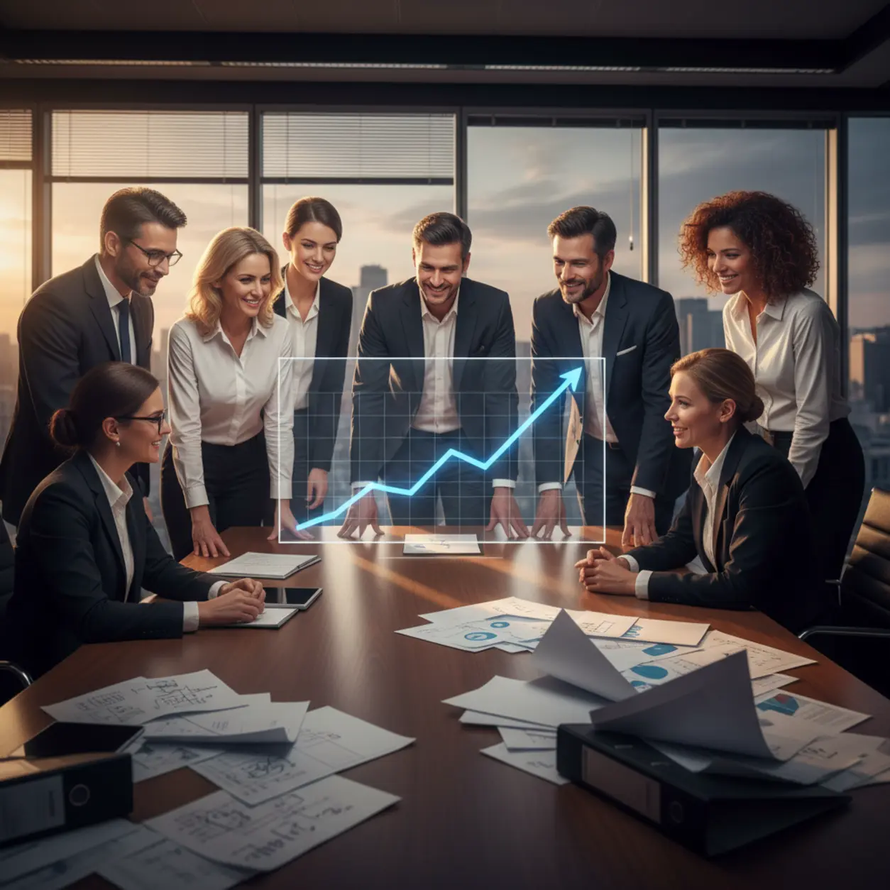 Success, chart, professionals, strategy.